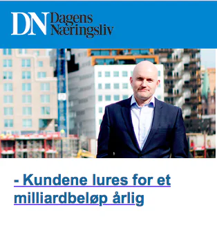 DN-artikkel: Kundene lures for milliarder